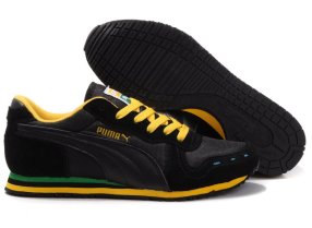 Men's Puma Cabana Racer II LX Black/Yellow