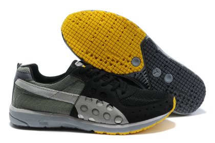 Men\'s Puma Faas 300 Running Shoes Grey/Black/Tan