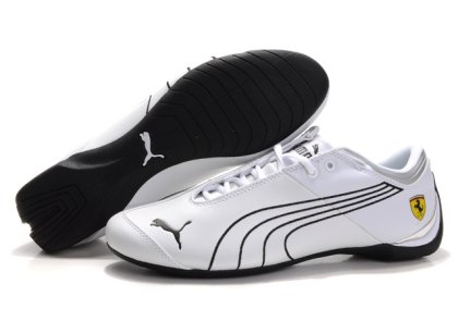 Puma Ferrari Future Cat Shoes White/Black