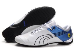 Puma Ferrari Future Cat Shoes White/Black/Blue