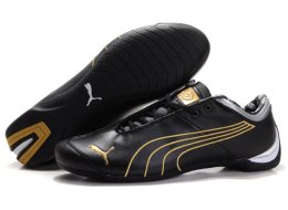 Men's Puma Ferrari Future Cat Shoes Black/Gold