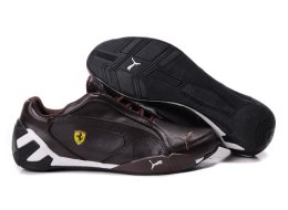 Puma Ferrari Scuderia GT Shoes Brown/White