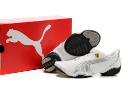 Women's Puma Ferrari SF Scattista Shoes White/Silver