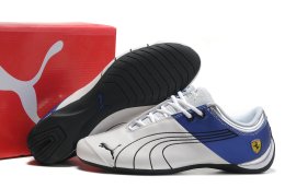 Puma Ferrari Future Cat Shoes White/Blue/Black