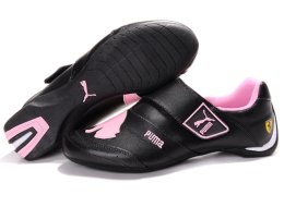 Men's Puma Baylee Future Cat Shoes Black/Pink 01