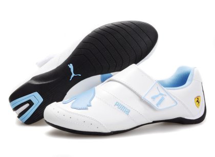 Women\'s Puma Baylee Future Cat Shoes White/Light Blue