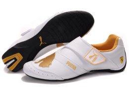 Men's Puma Baylee Future Cat Shoes White/Gold
