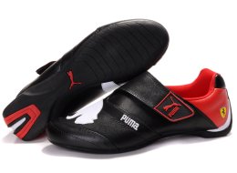 Men's Puma Baylee Future Cat Shoes Black/White/Red