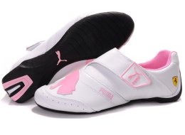 Women's Puma Baylee Future Cat Shoes White/Pink 01