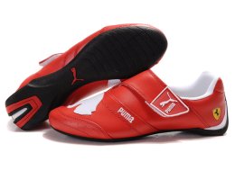 Men's Puma Baylee Future Cat Shoes Red/White 02