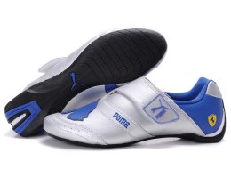 Men's Puma Baylee Future Cat Shoes Silver/Navy
