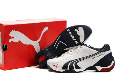 Puma BMW Sauber F1 Shoes White/Black/Red