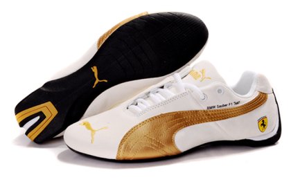 Puma BMW Shoes Tan/Gold