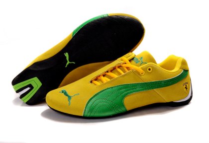 Men\'s Puma BMW Shoes Yellow/Green