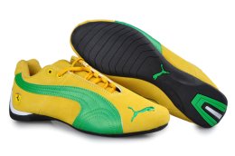 Men's Puma BMW Shoes Yellow/Green/White