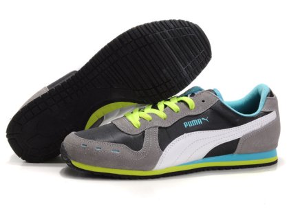 Puma Cabana Racer Shoes Black/Grey/White