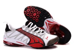 Men's Puma Cell Running Shoes White/Red