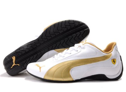Puma Drift Cat Shoes White/Gold