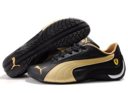 Men's Puma Drift Cat Shoes Black/Gold