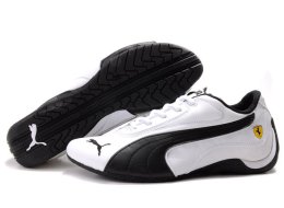 Men's Puma Drift Cat Shoes White/Black 01