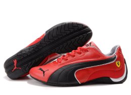 Men's Puma Drift Cat Shoes Red/Black