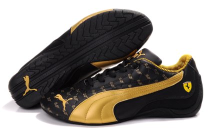 Puma Drift Cat Trainers Black/Gold