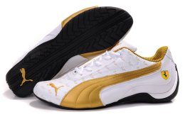 Puma Drift Cat Trainers White/Gold