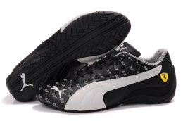 Men's Puma Drift Cat Trainers Black/Beige