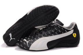 Men's Puma Drift Cat Trainers Black/Beige