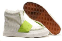 Women's Puma El Roo Shoes White/Green