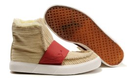 Women's Puma El Roo Shoes Tan/Red