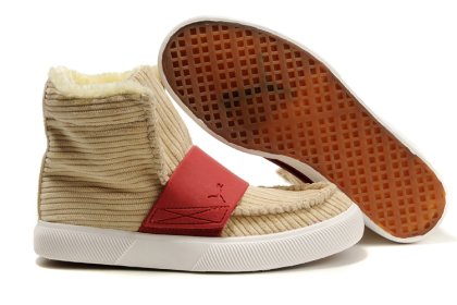 Puma El Roo Shoes Tan/Red