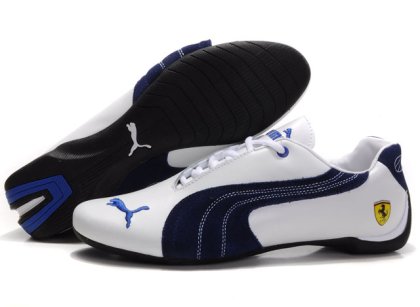 Puma Engine Cat Low Shoes White/Blue