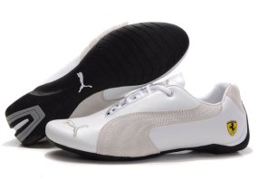 Men's Puma Engine Cat Low Shoes White/Grey