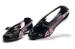 Women's Puma Espera Ballerina Flats Black/Pink