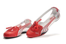 Women's Puma Espera Ballerina Flats Red/White