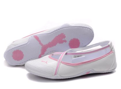 Women\'s Puma Espera iii Dazzle Trainers White/Pink