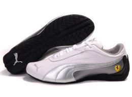 Puma Ferrari Athletic Shoes White/Silver/Grey
