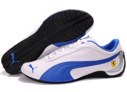 Men's Puma Ferrari Athletic Shoes White/Blue