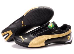 Puma Ferrari Brazil Shoes Black/Gold