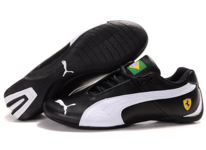 Puma Ferrari Brazil Shoes Black/White