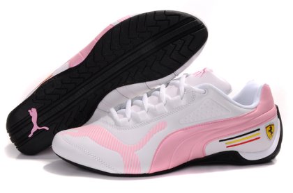 Puma Ferrari Edition Shoes White/Pink