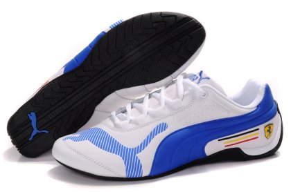 Women\'s Puma Ferrari Edition Shoes White/Blue