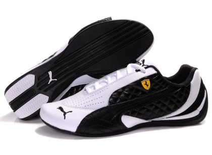 Men\'s Puma Ferrari Induction Sneakers White/Black