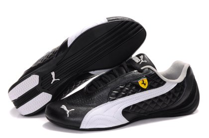 Women\'s Puma Ferrari Induction Sneakers Black/White