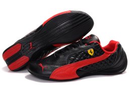 Women's Puma Ferrari Induction Sneakers Black/Red