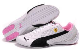 Puma Ferrari Induction Sneakers White/Black/Pink