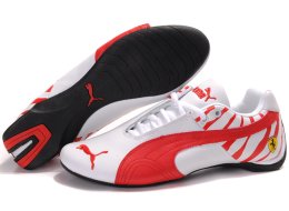 Men's Puma Ferrari Inflection Shoes White/Red