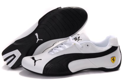 Men\'s Puma Ferrari Inflection Sneakers White/Black
