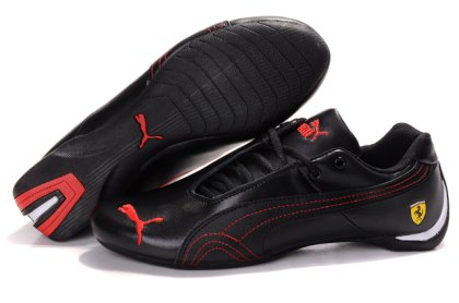 Men\'s Puma Ferrari Inflection Sneakers Black/Red